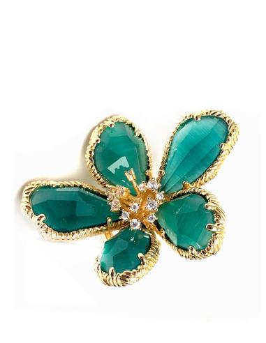 ANILLOS GRANDES DE MUJER VERDES CON ESPECTACULAR DISEÑO