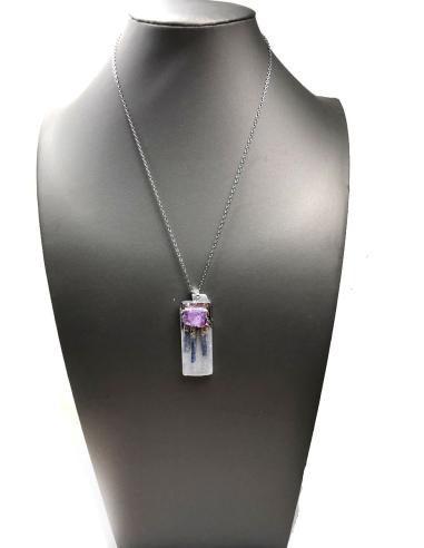 COLLARES DE MUJER CORTOS CON BONITO COLGANTE DE PIEDRAS SEMIPRECIOSAS