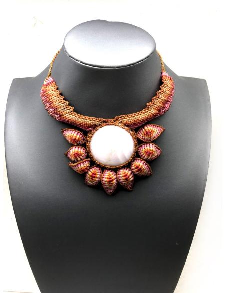 COLARES CORTOS MUJER DE MACRAME