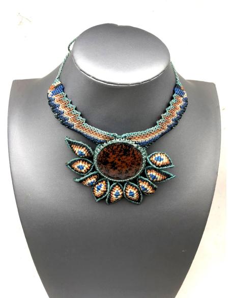 COLARES CORTOS MUJER DE MACRAME