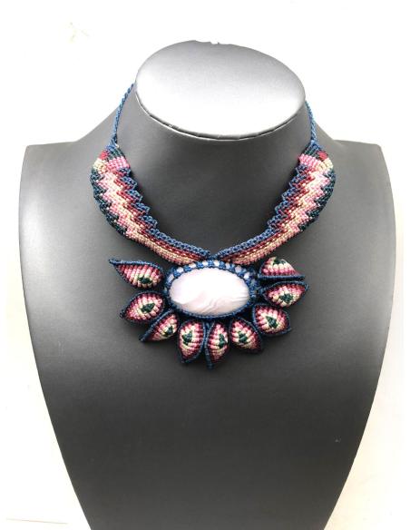 COLARES CORTOS MUJER DE MACRAME