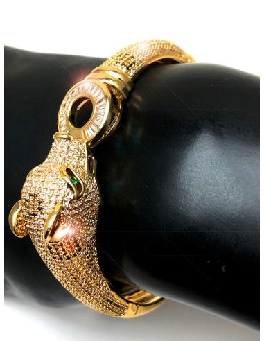 PULSERAS DORADAS CON FABULOSA CABEZA...