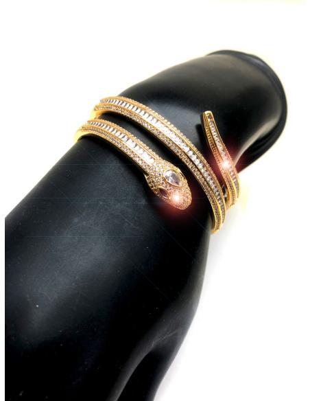PULSERAS DORADAS DE SERPIENTES SOFISTICACION EN ESTADO PURO