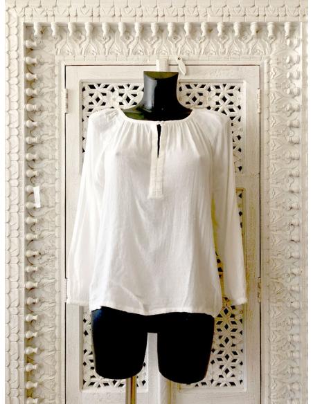 BLUSAS MUJER SENCILLAS  DE ALGODON