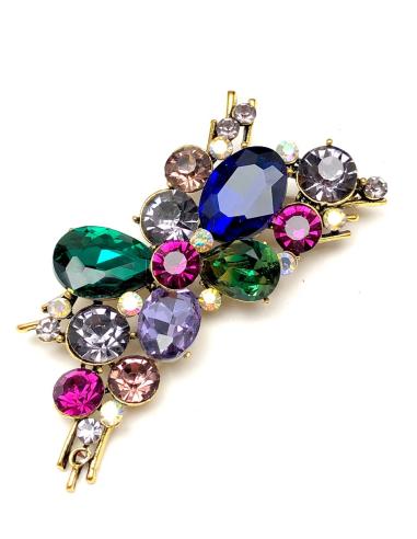 BROCHES DE MUJER PRECIOSO COLORIDO DE CRISTAL PARA BODAS