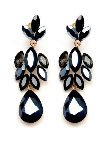 PENDIENTES DE BISUTERIA Y CRISTAL MUY FAVORECEDORES