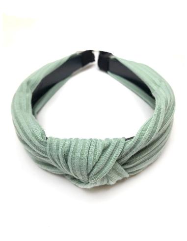 DIADEMAS PARA MUJER VERDES CON DETALLE DE NUDO TIPO TURBANTE