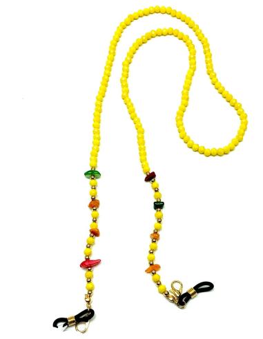 CADENAS DE MASCARILLAS O PARA LAS GAFAS EN COLOR AMARILLO