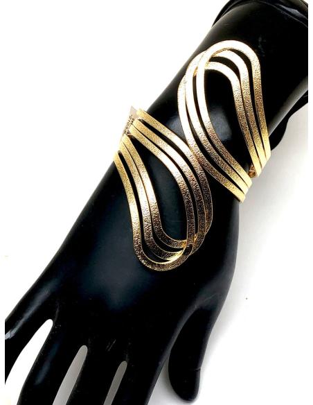 PULSERAS Y BRAZALETES DORADOS BONITO DISEÑO GRIEGO