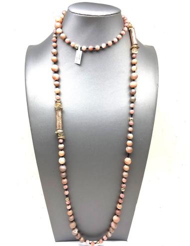 COLLARES DE MUJER BONITOS CON DETALLES EN DORADO MATE