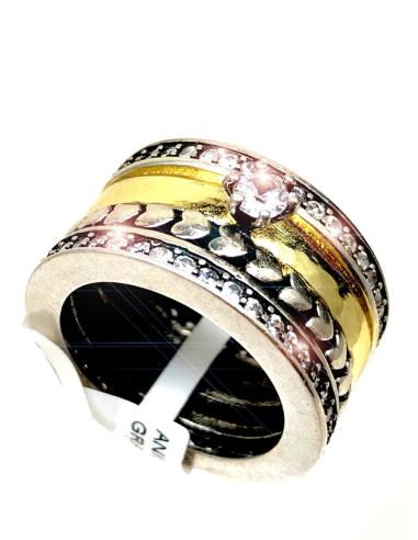 ANILLOS GRANDES CON PRECIOSO DISEÑO DE VARIAS ALIANZAS