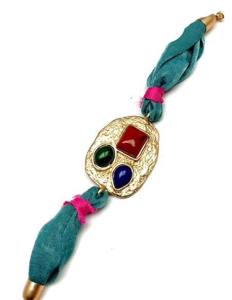 ORIGINALES PULSERAS BONITAS DE MUJER DE BISUTERIA DORADA