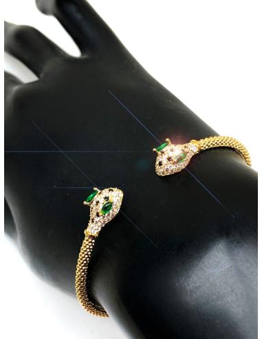 PULSERAS DORADAS DE SERPIENTES UN...