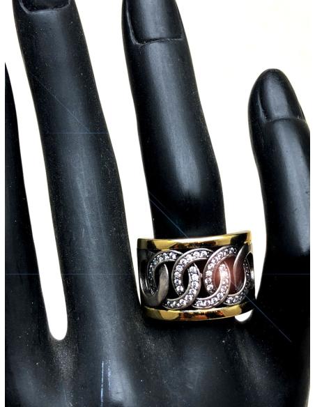 ANILLOS GRANDES CON ESTE DISEÑO ENCADENADO TAN ACTUAL