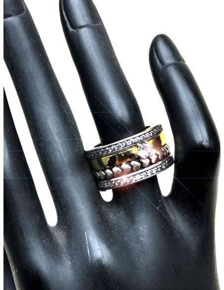 ANILLOS GRANDES CON PRECIOSO DISEÑO DE VARIAS ALIANZAS