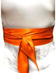 CINTURONES Y FAJINES NARANJAS PARA VESTIDOS Y MONOS