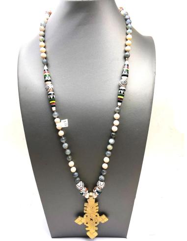 COLLARES AFRICANOS ORIGINALES CON PRECIOSA LABRADORITA