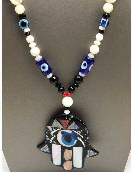 COLLARES DE LA SUERTE CON PRECIOSO COLGANTE MANO DE FATIMA 
