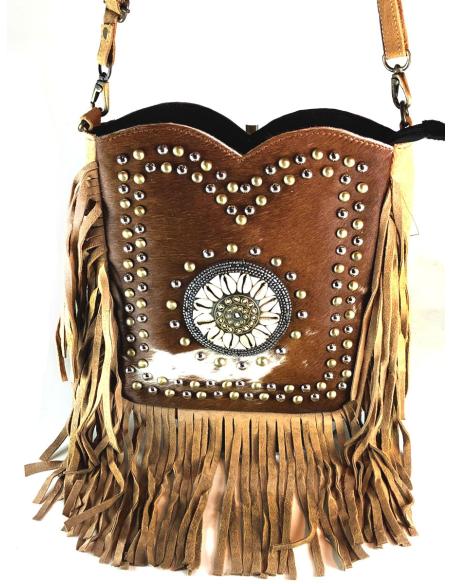 BOLSOS PIEL DE POTRO MARRONES DISEÑOS ALUCINANTES ONLINE