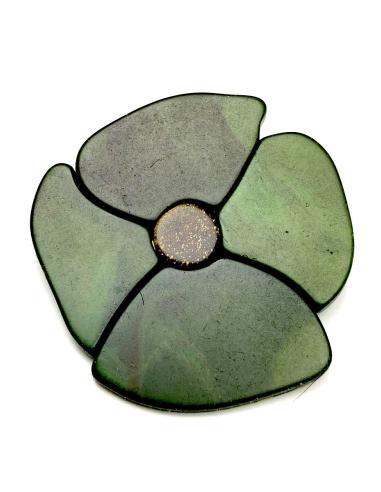 BROCHES ORIGINALES DE PASTA COLOR VERDE