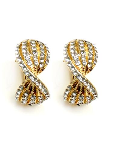 PENDIENTES ARO DE CLIP PARA MUJER DORADO