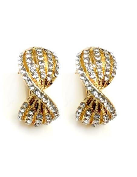 PENDIENTES ARO DE CLIP PARA MUJER DORADO