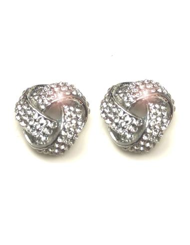 PENDIENTES MUJER DE CLIP NUDOS MARINEROS, JARDIN DEL DESEO