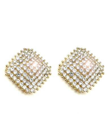 PENDIENTES DE CLIP MUJER BISUTERIA FINA BODAS, JARDIN DEL DESEO
