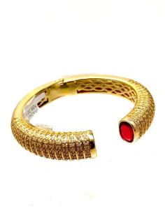 BRAZALETE PUNTAS RUBI