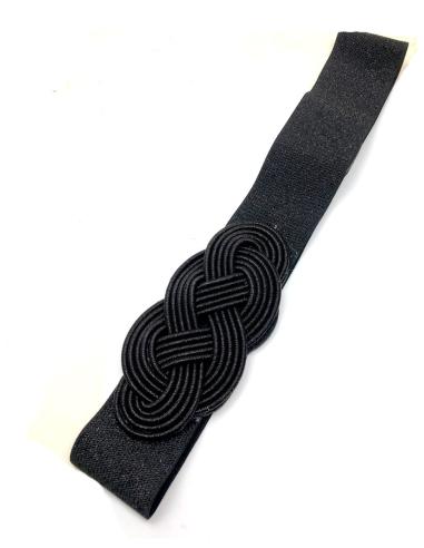 CINTURONES NEGROS ELASTICOS PARA VESTIDOS DE FIESTA