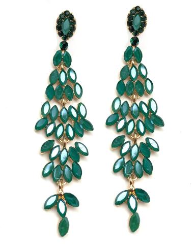 PENDIENTES MUJER VERDES, ESPECTACULARES PARA BODAS