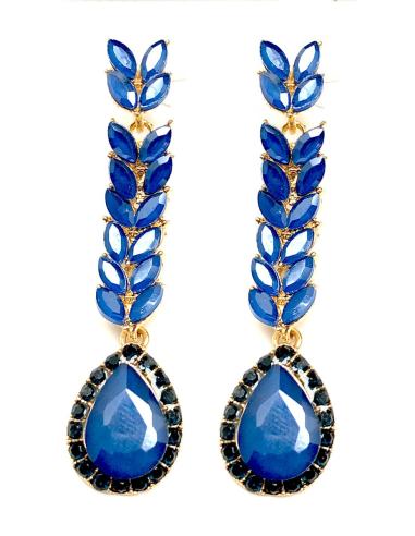 PENDIENTES MUJER AZUL MARINO, TARDE Y NOCHE