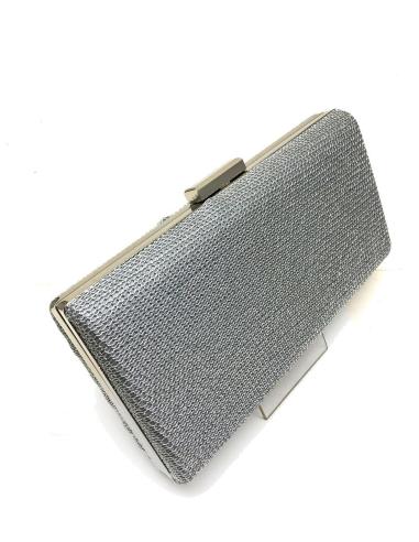 CLUTCH DE FIESTA PLATEADOS IDEAL SI QUIERE UN BOLSO CON CABIDA