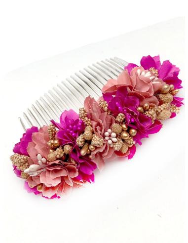 PEINETAS CON FLORES PRECIOSO DISEÑO PARA LUCIR TU PEINADO
