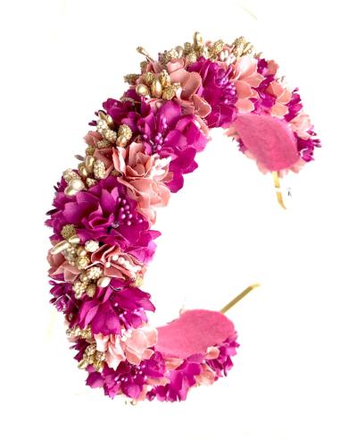 TOCADOS DE DIADEMA CON PRECIOSAS FLORES PARA LUCIRTE