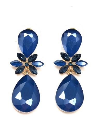 PENDIENTES AZULES ELEGANTES DE PEQUEÑO TAMAÑO PARA BODAS