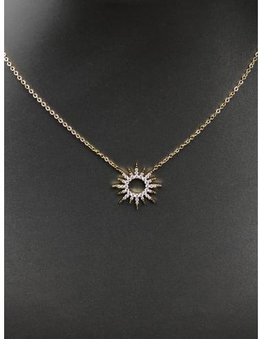 COLLARES DORADOS FINOS JOYITAS MINI CON BONITA ESTRELLA POLAR