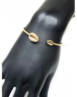 PULSERAS DORADAS FINAS CON VISTOSOS DETALLES MARINOS - Imagen 2