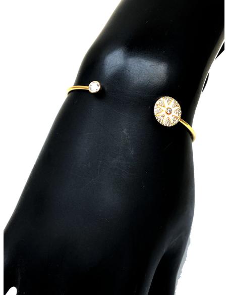 PULSERAS DORADAS FINAS CON BONITO DETALLE DE ESTRELLITA