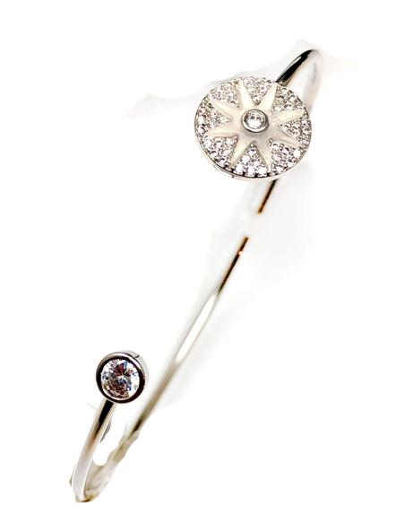 PULSERAS PLATEADAS FINAS CON BONITO DETALLE DE ESTRELLITA