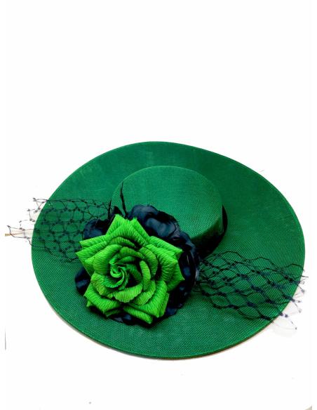 PAMELAS VERDES DE INVITADA PARA BODAS EXQUISITO DISEÑO