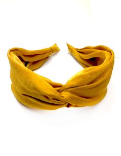 Imagen del producto DIADEMAS MOSTAZA CON NUDO TIPO TURBANTE PARA BODAS