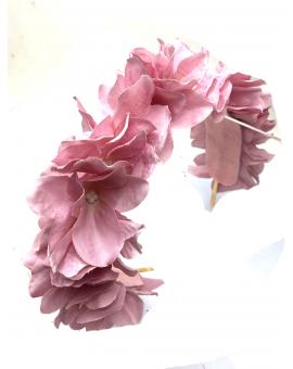 Imagen del producto DIADEMAS BONITAS ROSAS CON FLORES PARA INVITADAS DE BODA