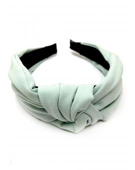 Imagen del producto DIADEMAS VERDE TONO CLARO CON BONITO NUDO TIPO TURBANTE