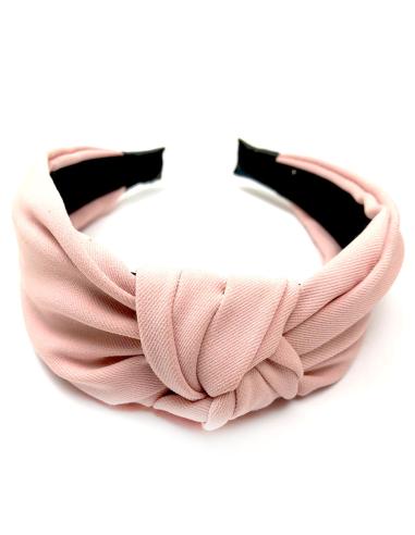 DIADEMAS ROSAS CON DETALLE DE NUDO PARA LUCIR TU MELENA