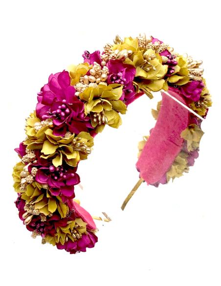 DIADEMAS CON FLORES PARA LLEVAR CON SU VESTIDO EN BODAS