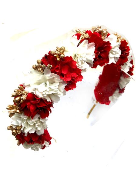 DIADEMAS PARA BODAS CON FLORES CON LA QUE ESTARAS GUAPISIMA