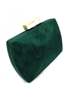 CLUTCH DE BODA PEQUEÑOS EN COLOR VERDE BOTELLA - Imagen 1