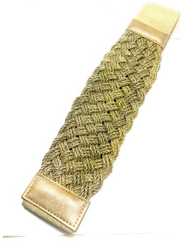 ONLINE CINTURONES DE FIESTA ELASTICOS Y ANCHOS EN DORADO