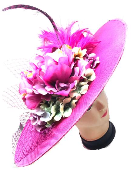 PAMELAS FUCSIAS DE INVITADA PARA BODAS EXQUISITO DISEÑO - Imagen 1